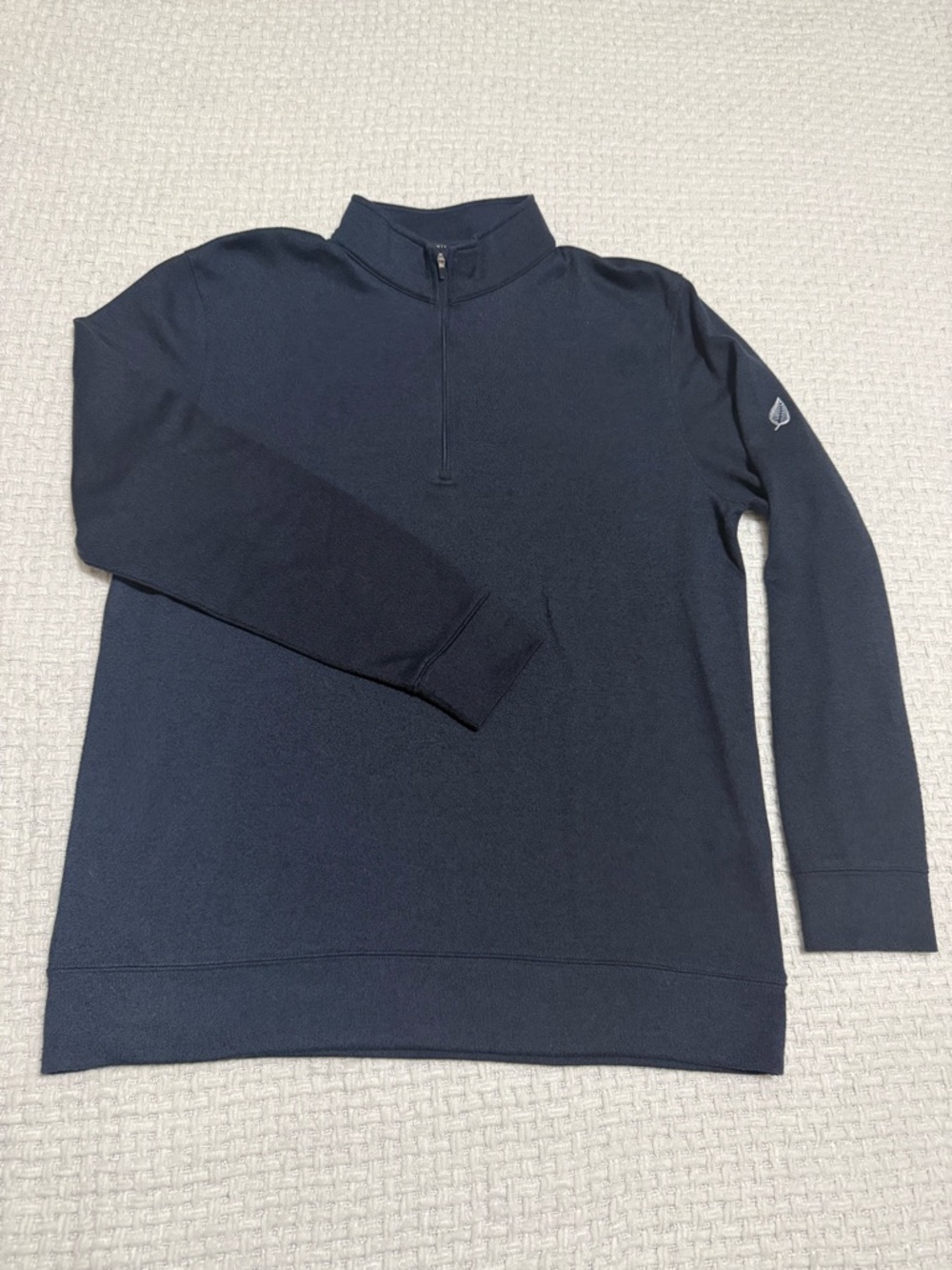 Dunning Golf blue men’s large quarterzip.  Excellent condition!